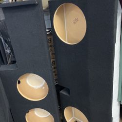 Subwoofer Box Toyota Tacoma 2007 And Up Daul 12” Mdf Wood