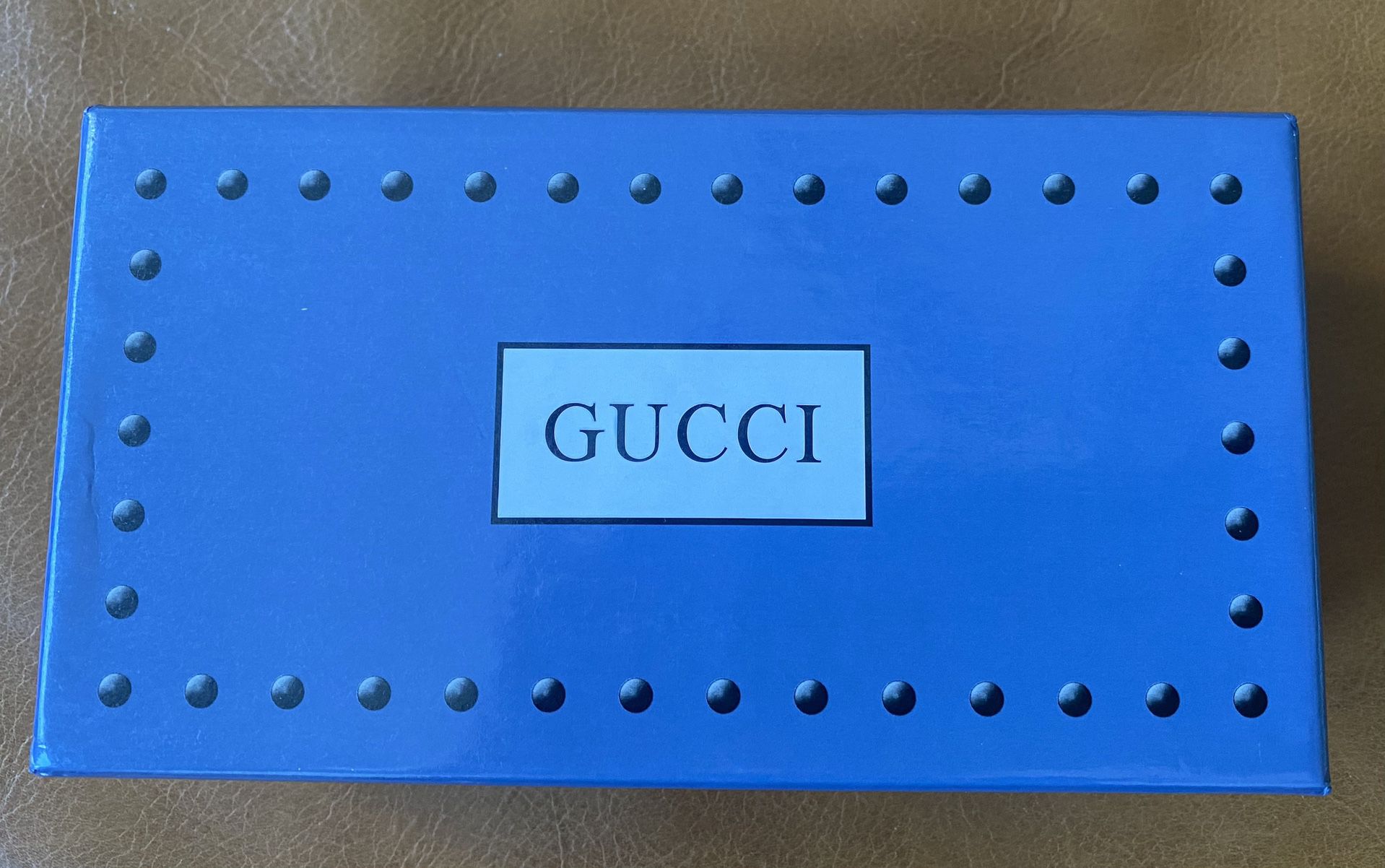 Authentic GUCCI Eyeglass Case With Box. 