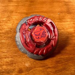 Midnight Bull 125SF With Facebolt sticker Beyblade HASBRO METAL FUSION BB-02 Red