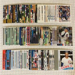 Chicago Cubs 125 Card Baseball Lot!