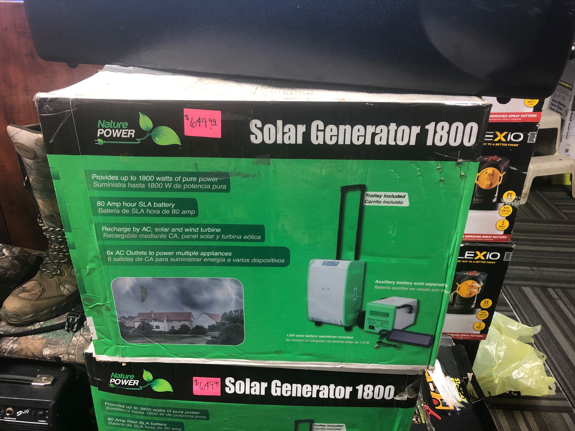 New nature power solar generator 1800 W