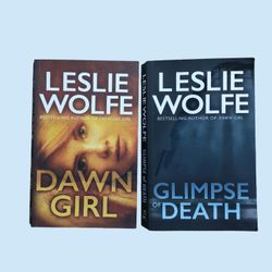 (2) Leslie Wolfe Softcover Novels (Tess Winnett Series)