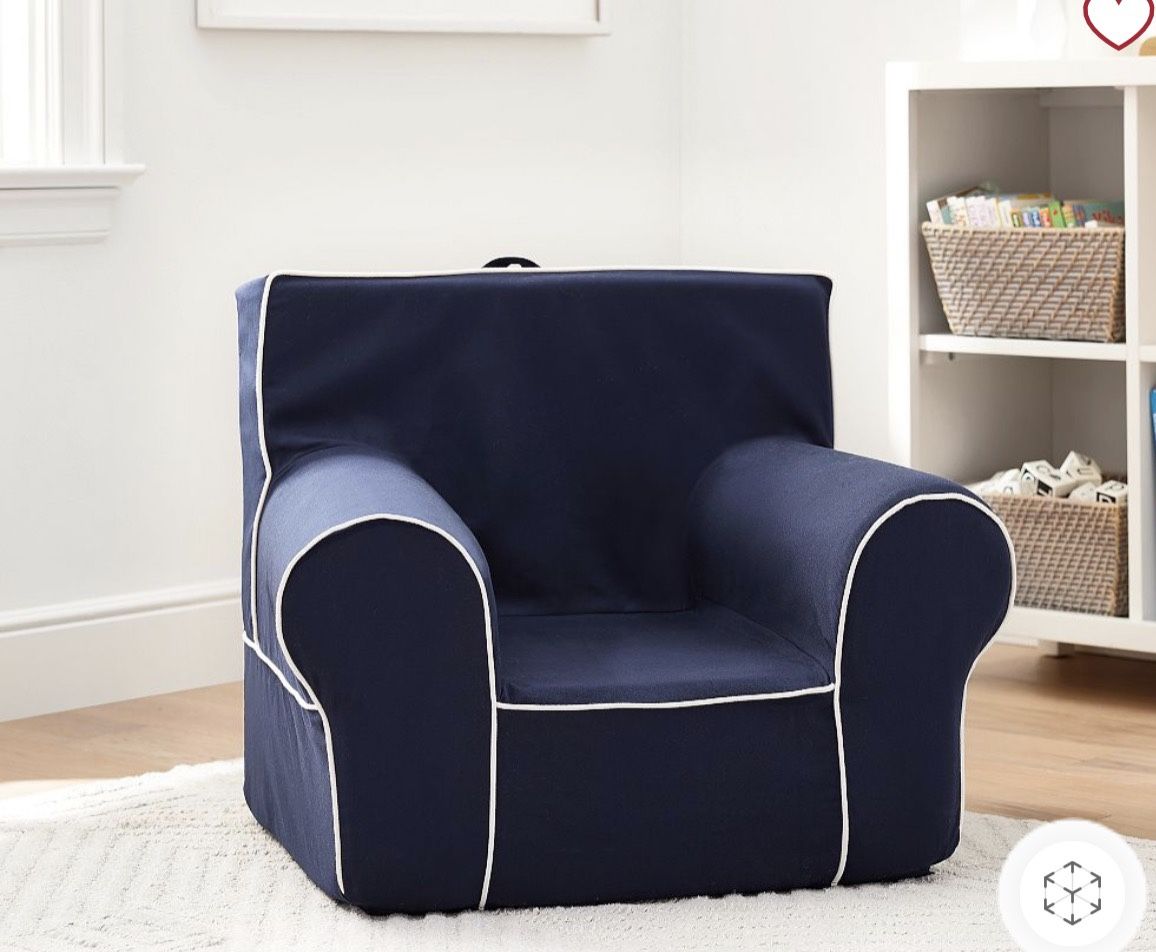 Anywhere Chair®, Navy with White Piping