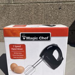 Magic Chef 5 Speed Hand Mixer NEW