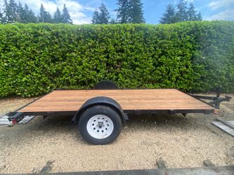 OBO - 12’x6’ Utility Trailer – New Deck, Lights & Fresh Paint – No Title