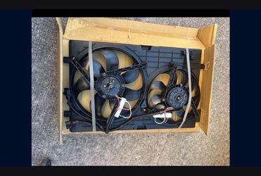 Cooling Fan Assembly For VW For Fits 1J0121205BB41, 1C0959455C, 6X0959455F Electric Car Fan