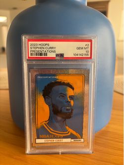 2023 NBA Hoops Stephen Curry Presentations PSA 10