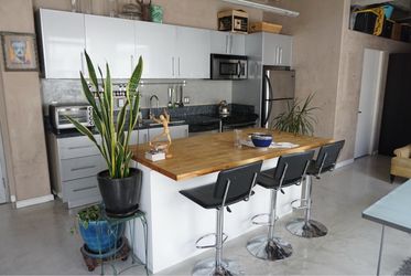 Butcher Black Kitchen Island with Storage
