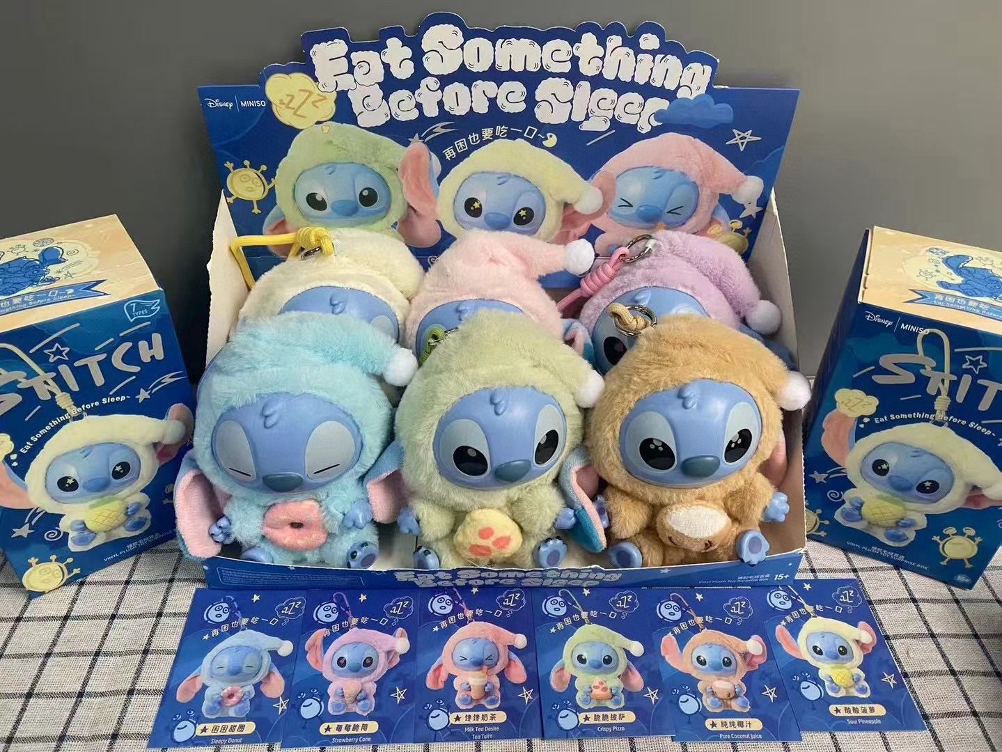 Disney Stitch Even When Sleepy Has to Take a Bite