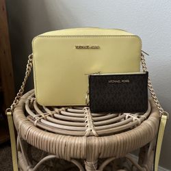 Michael Kors Crossbody & Matching Card Wallet