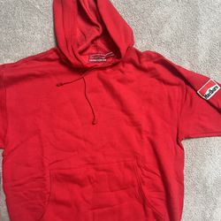 Marbolo Red Vintage Hoodie Size Large