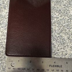Maruse Italian Leather Passport Cover for Men and Women, Handmade in Italy, Brown