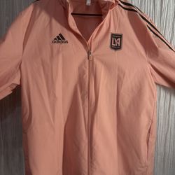 Los Angeles Football Club Pink All Weather Full Zip Jacket 