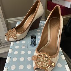 Authentic Tory Burch Wedges Shoes