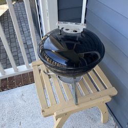 Small Weber Smokey Joe Charcoal Grill