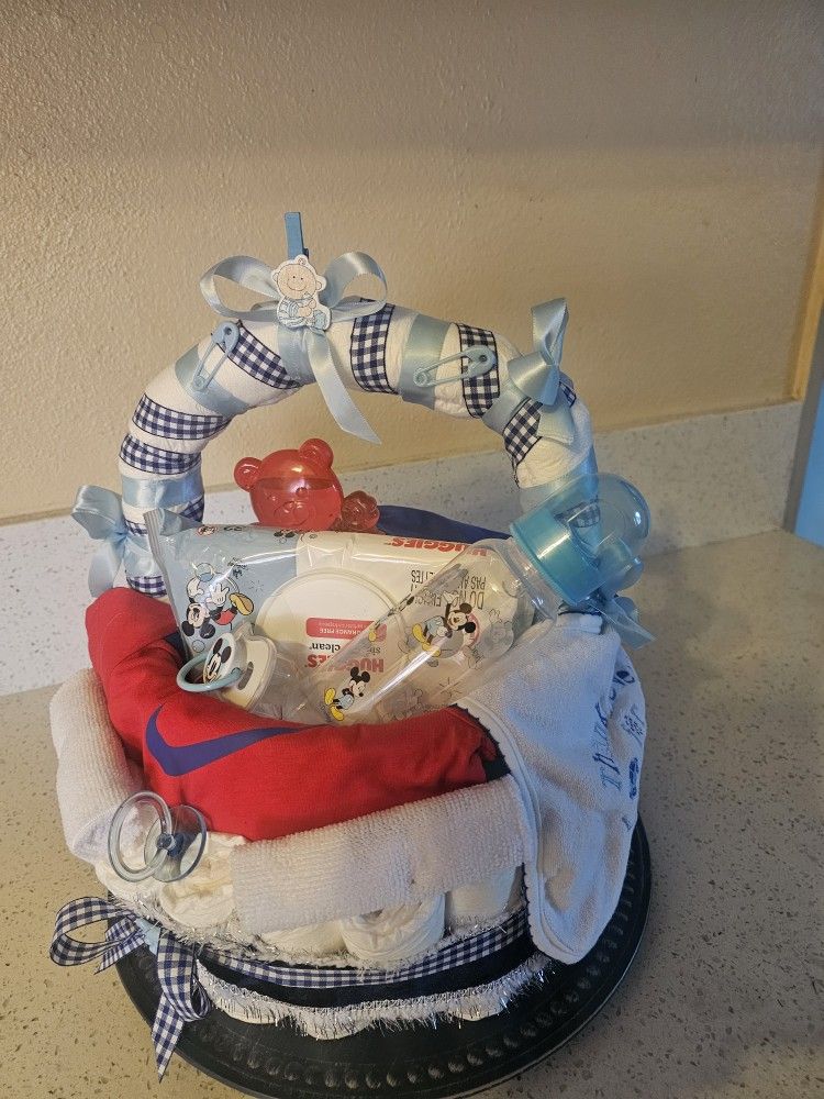 Nike Diaper Set Boy 0-6 mo. Blue