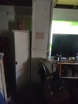 Taller Garage Cabinet wooden