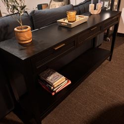 Studio McGee / Threshold Woven Drawer Console Table – $225 OBO