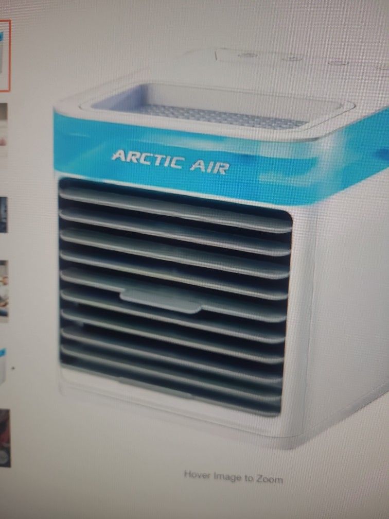 Compact Personal Air Cooler/Night Light