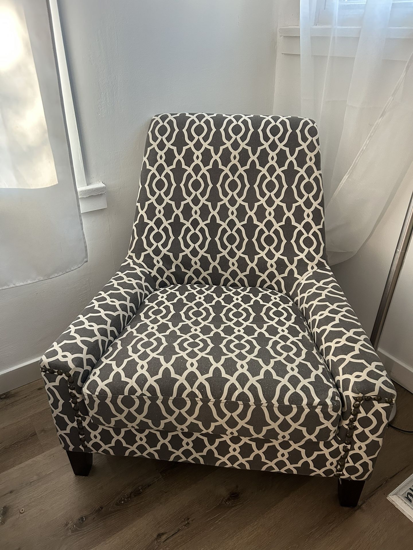 White & Gray Armchair