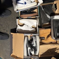 Nike Air Force 1 & Boots Shoe Lot – Slightly Used
