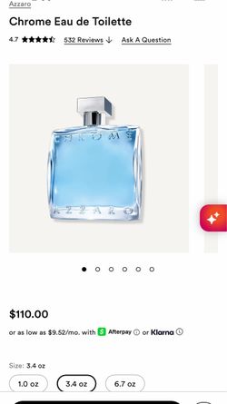 Azzaro chrome men’s cologne