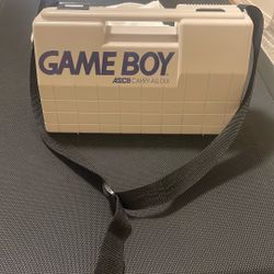 Vintage Nintendo Gameboy Hard Plastic Carrying & Travel Case