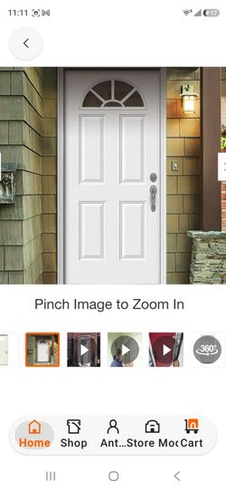 36x 80 rh fan lite entry door