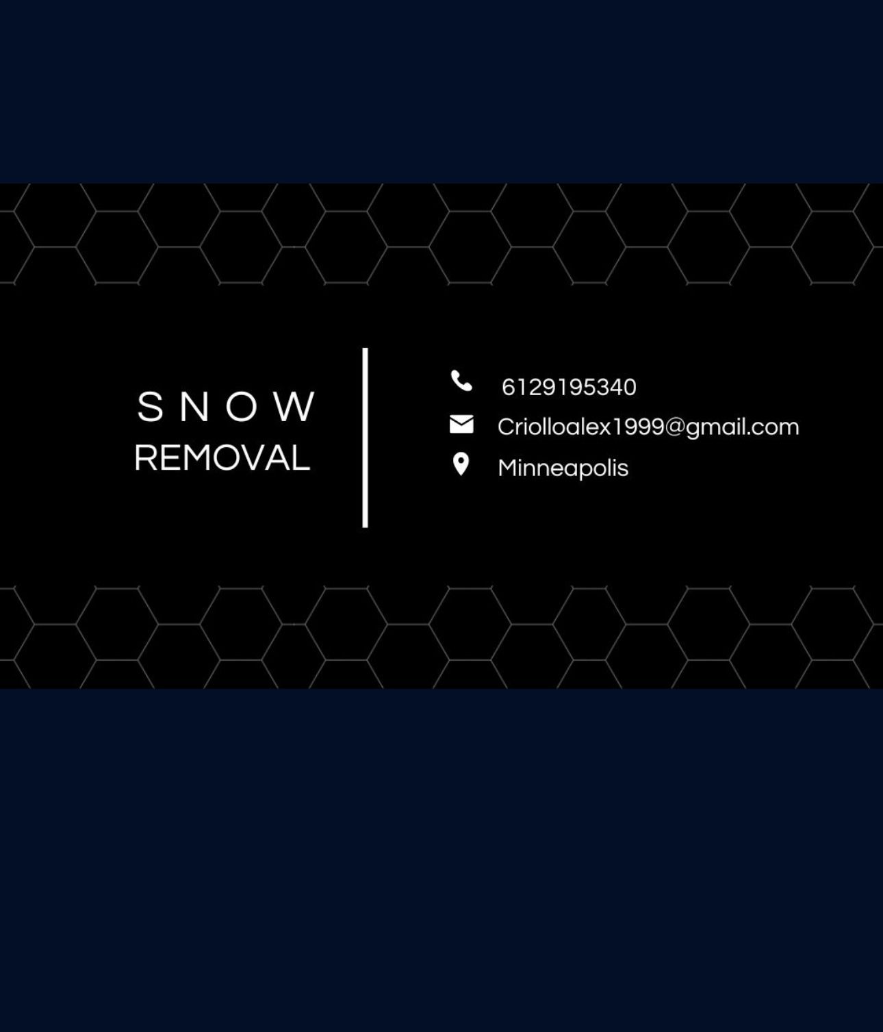 Snow removal service