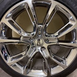 22 Rims And Tires Like NEW 