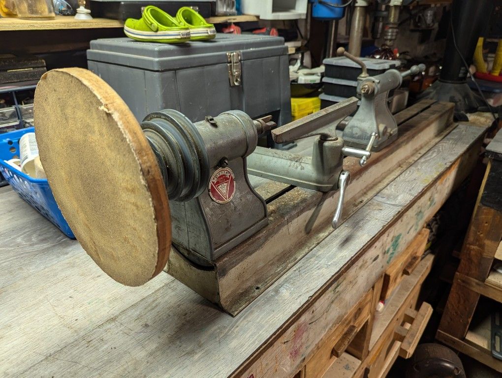 Vintage Delta Wood Lathe