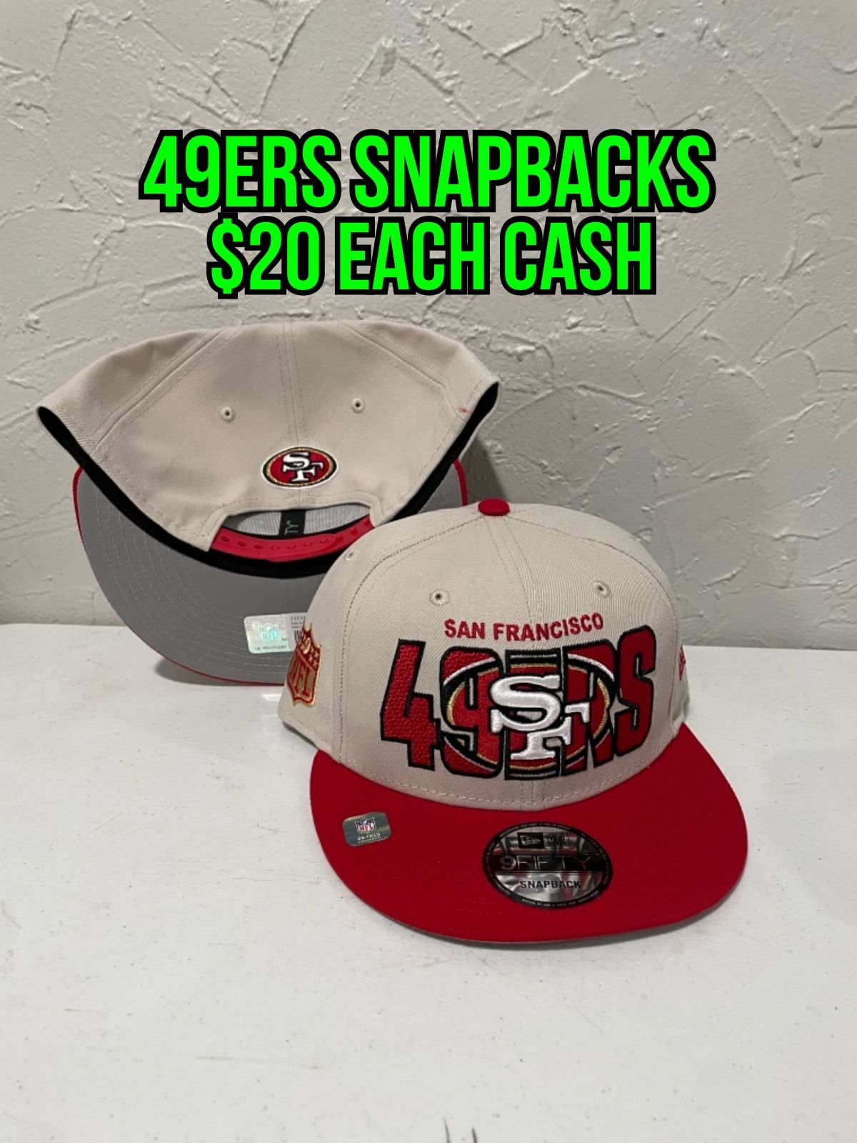 Nfl New Era San Francisco 49ers 9fifty SnapBack Hats Caps for Sale in City  Of Industry, CA - OfferUp