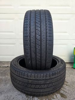 Like New 275/45R22 Continental CrossContact RX LR tires