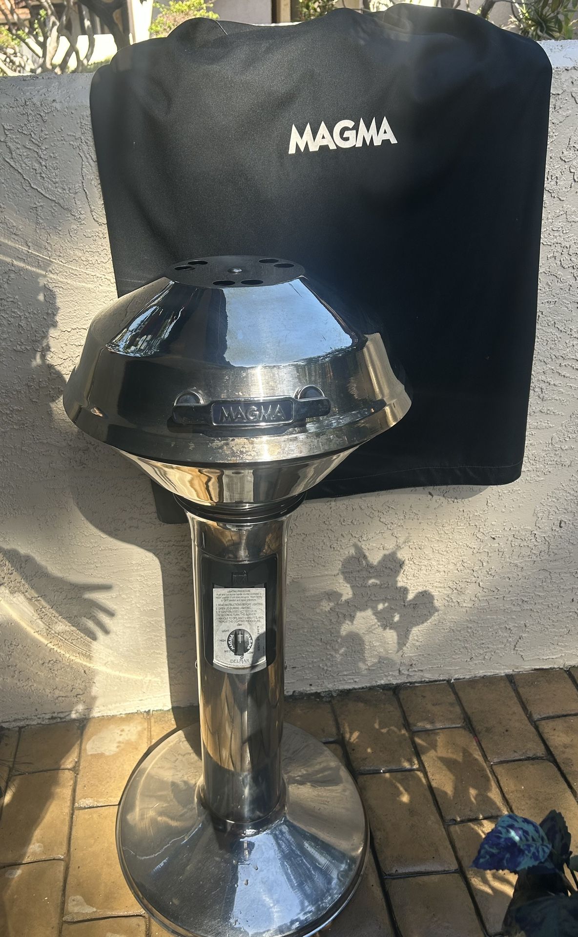 Magma Pedestal Grill And Cover $100