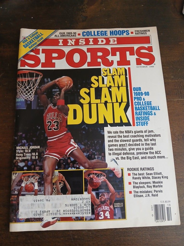 INSIDE SPORTS OCTOBER 1989 MICHAEL JORDAN