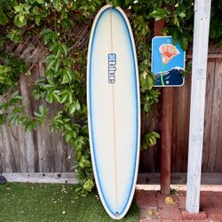 6’6 “Blue” Midlength Surfboard Egg Surf Board (not Channel Islands Ci Mid Stewart Bing Hank Warner G and S soft top long board fish)