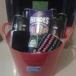 Man’s  Christmas  And  Easter  And Birthday  And  Father’s Day And Graduation  And  Teacher  Appreciation  Basket 
