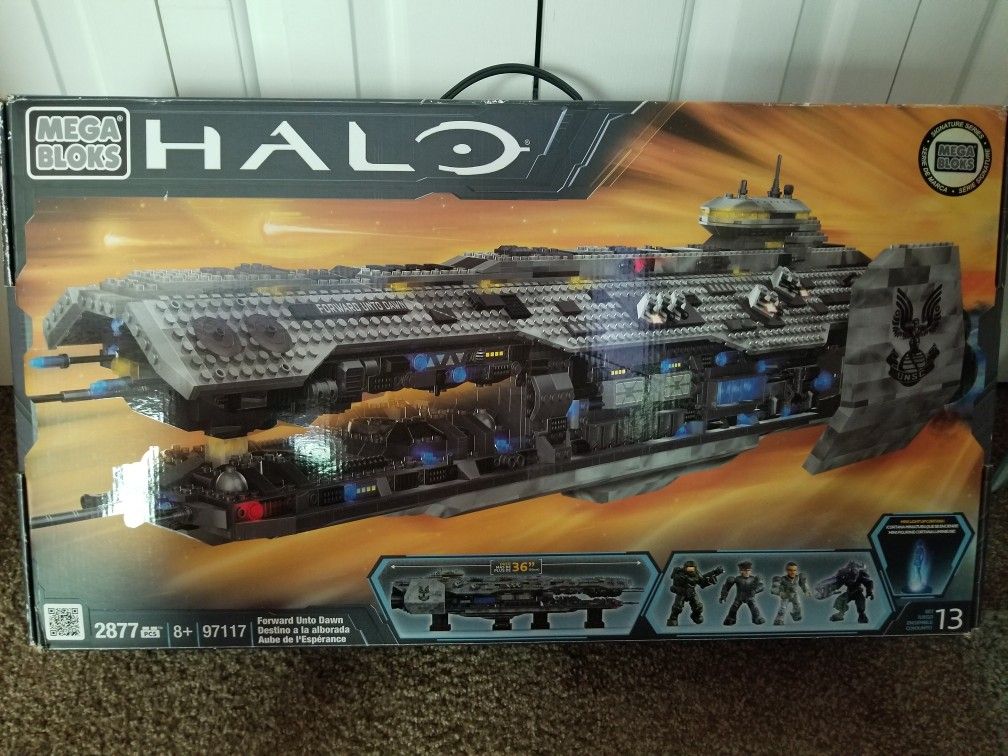 Halo Mega Bloks Set #97117 Forward Unto Dawn