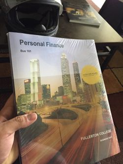 Personal finance bus101 textbook