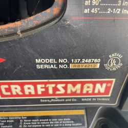 Craftsman Table Saw 1(contact info removed)0
