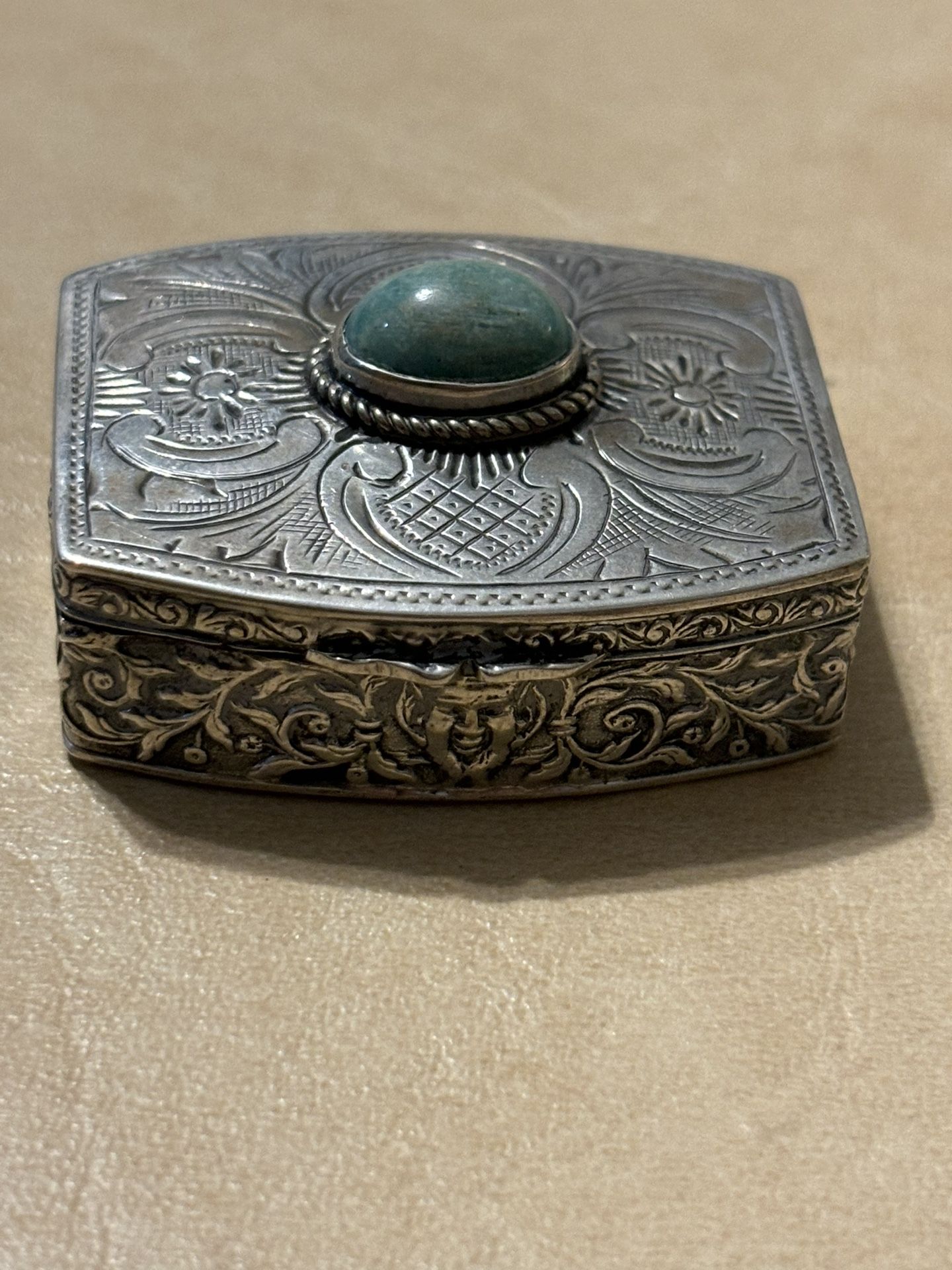 Antique Sterling Trincket Box