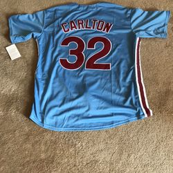 Phillies Carlton Throwback Jersey Sz Xl