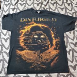 Disturbed Smiling Creature Men's Large Graphic Band Tee Shirt