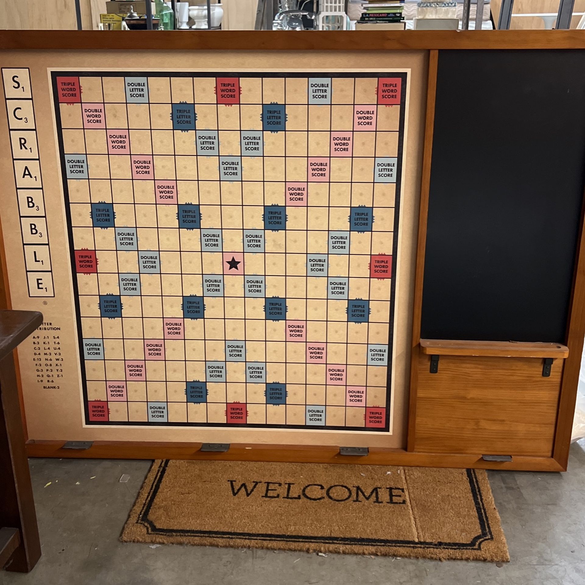 Restoration Hardware Giant wall scrabble “collectors Item” for Sale in