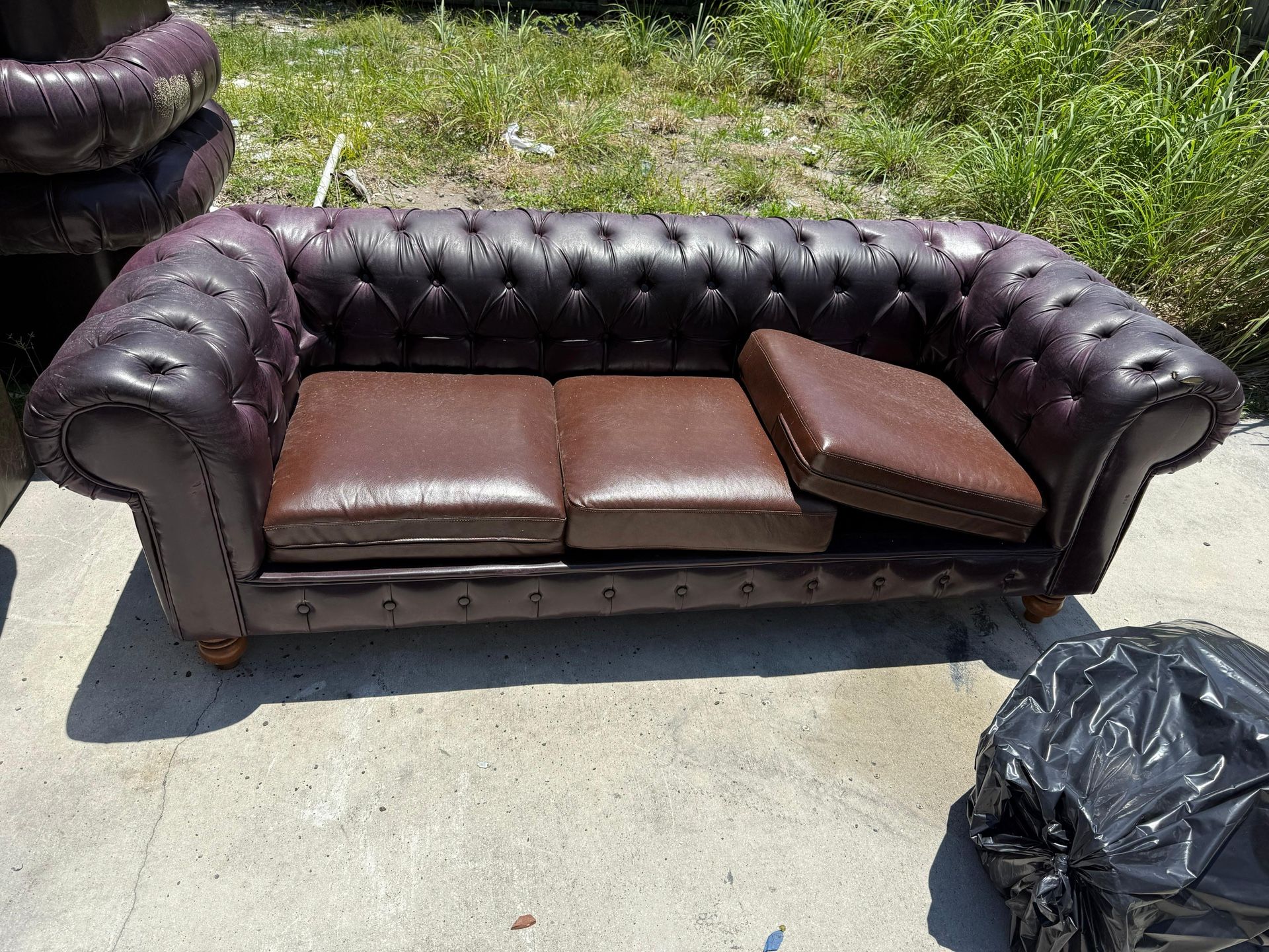 Leather Sofa Brown