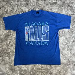 Vintage Niagara Falls T Shirt Sz XL Single Stitch BEST Made In Canada Tourist 