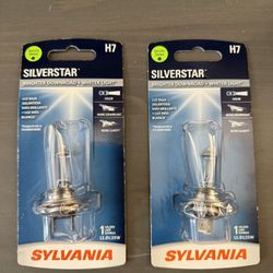 Sylvania SilverStar H7 Headlight Bulbs (2) – Brand New