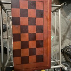 Portable chargers and checkered board