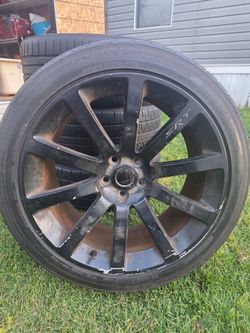 SRT 20 inch wheels and tires 245/45ZR20