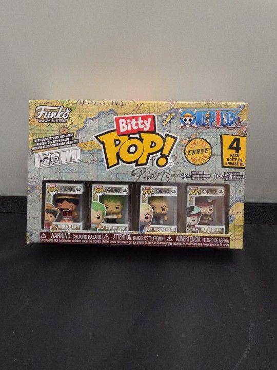 Funko Bitty Pop!: One Piece - Bitty Pop! One Piece 4-Pack Mihawk CHASE NIB (UA)